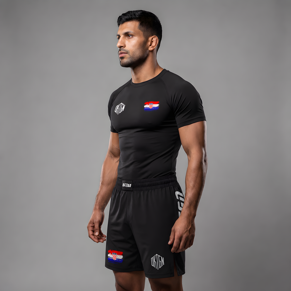 Rendimiento de la camiseta Rashguard Macedonia