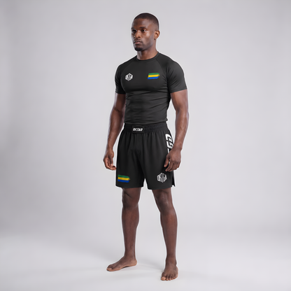 Camiseta Rashguard de alto rendimiento de Gabón