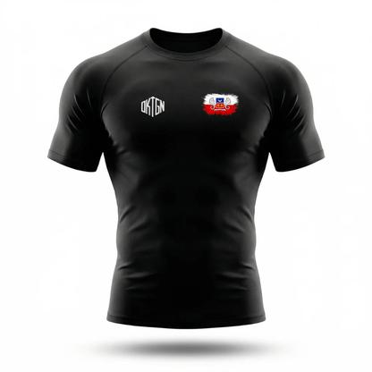 Rashguard Mayotte noir face