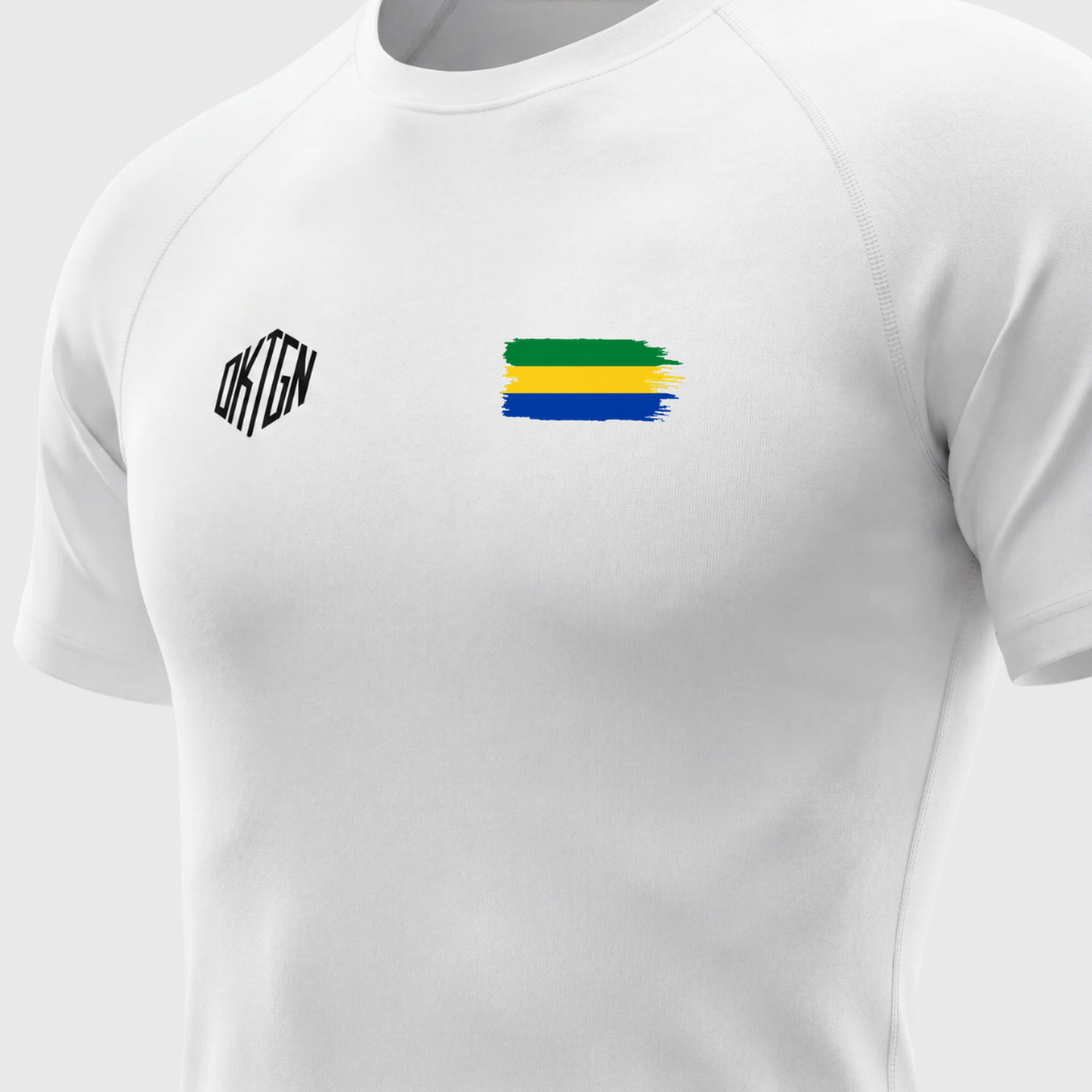 Camiseta Rashguard de alto rendimiento de Gabón