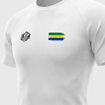 Camiseta Rashguard de alto rendimiento de Gabón