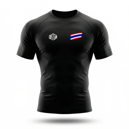 Rashguard noir face