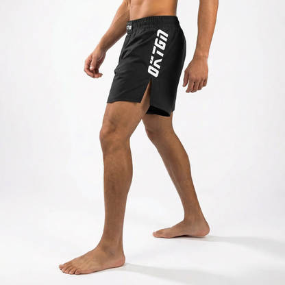 Short noir zoom mannequin jambe