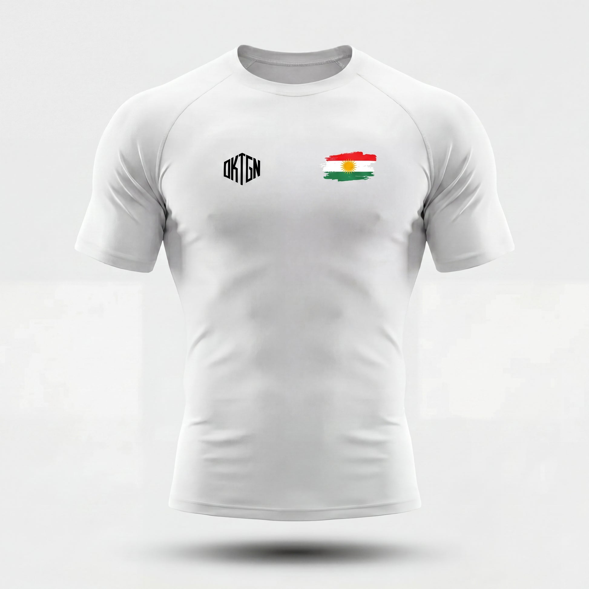 Rashguard Kurdistan face blanc