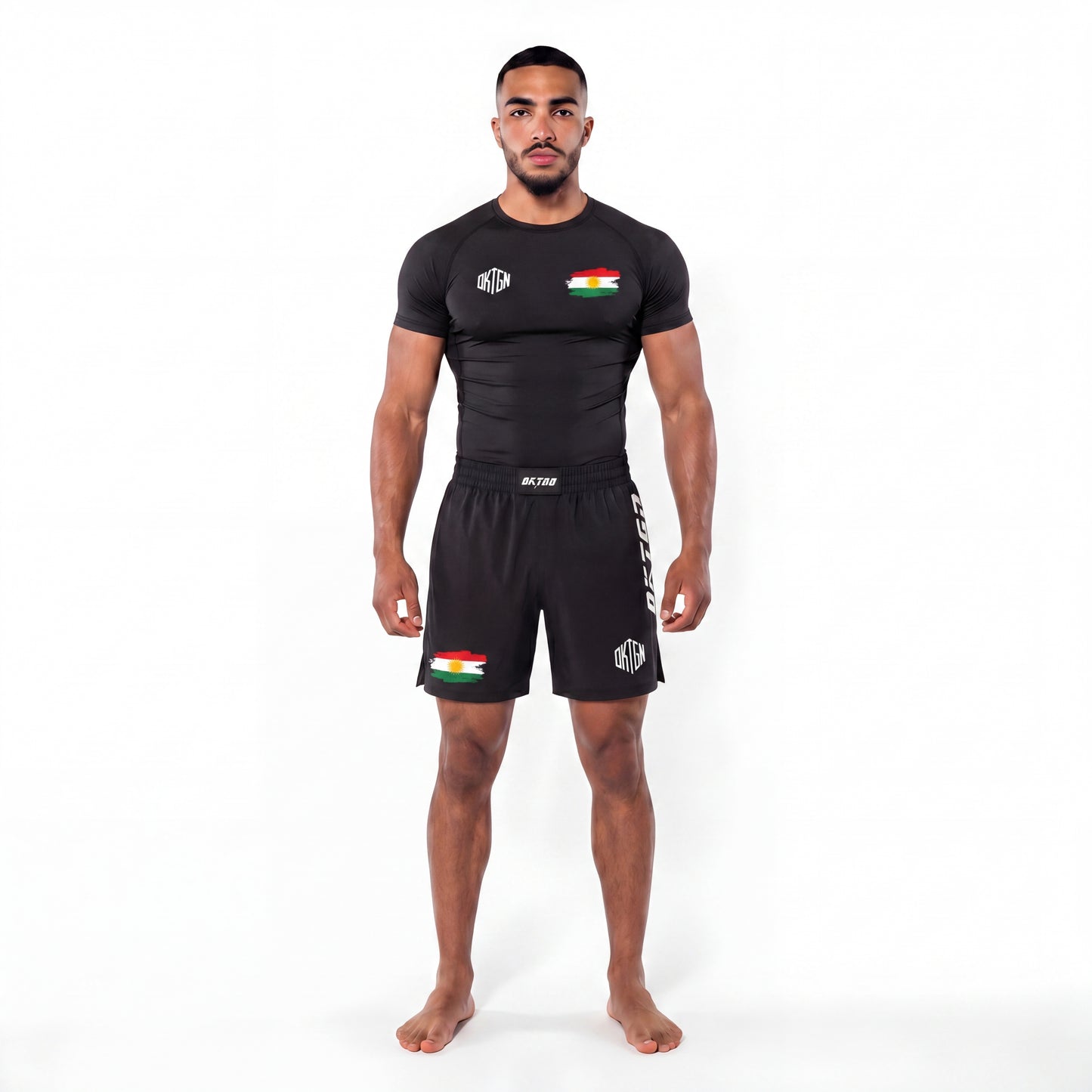 Rashguard Kurdistan mannequin dos