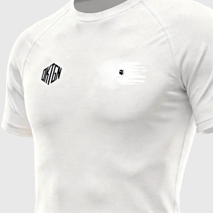 Rashguard Corse detail blanc
