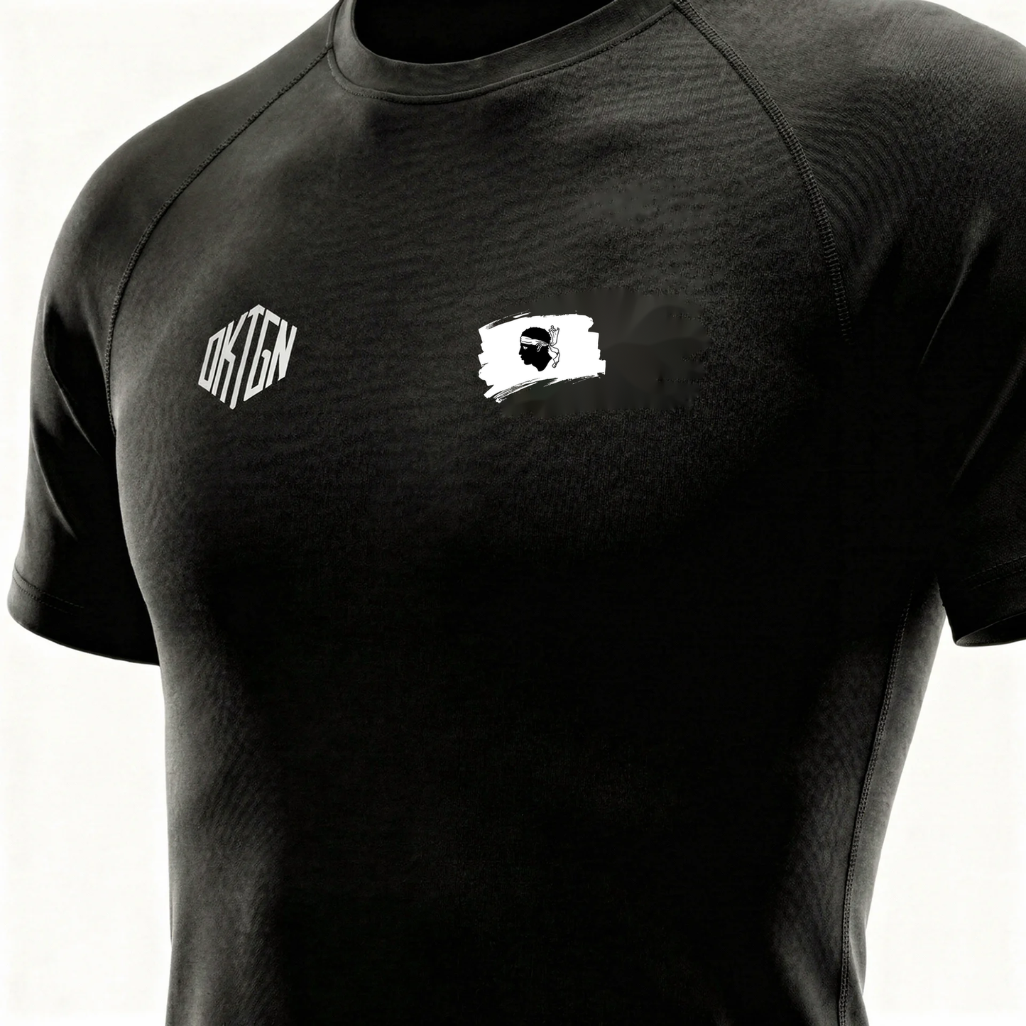 Rashguard Corse detail noir
